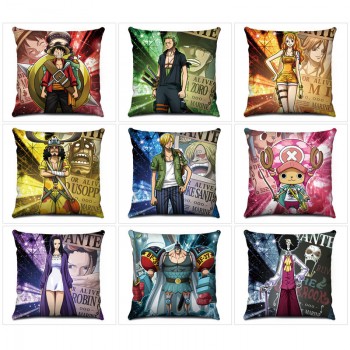 One Piece anime two-sided pillow 45*45cm