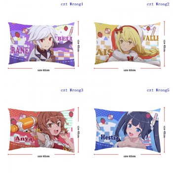 Is It Wrong to Try to Pick Up Girls in a Dungeon two-sided pillow pillowcase 40*60CM