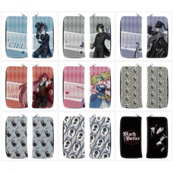 Kuroshitsuji Black Butler anime long zipper wallet purse