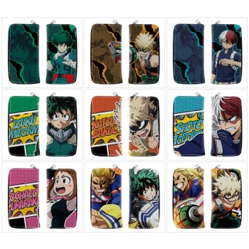 My Hero Academia anime long zipper wallet purse