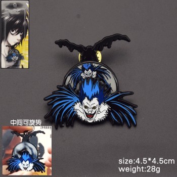 Death Note anime alloy movable brooch pin