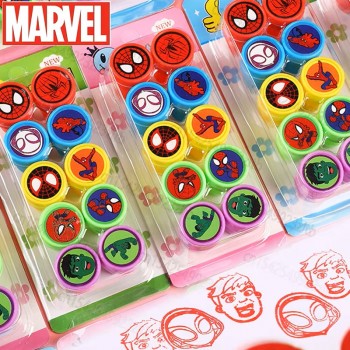 10pcs Spider man anime stamps seals set