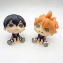 Haikyuu Shoyo Hinata Tobio Kageyama sitting anime ...