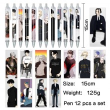 Tokyo Revengers anime ballpoint pen ball pens(12pc...