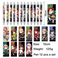 Axis Powers Hetalia anime ballpoint pen ball pens(12pcs a set)