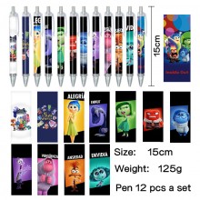 Inside Out anime ballpoint pen ball pens(12pcs a s...