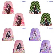 Demon Slayer anime round neck hoodies cloth