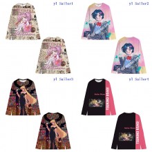 Sailor Moon anime round neck hoodies cloth