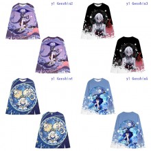 Genshin Impact game round neck hoodies cloth