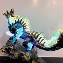 Monster Hunter Zinogre game figure(can lightable)