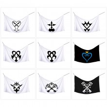 Kingdom Hearts anime flags 100*60CM