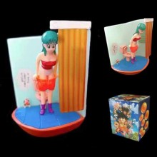 Dragon Ball Bulma toilet scene statue anime funny figure