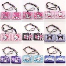 Sanrio Melody kitty Cinnamoroll Kuromi ID cards ho...