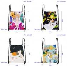 Natsume Yuujinchou anime drawstring backpack bags