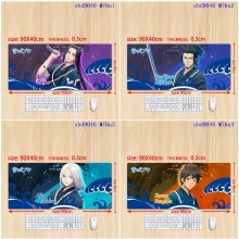 The Blue Wolves of Mibu anime big mouse pad mat 90...