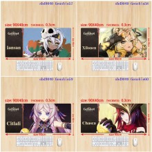 Genshin Impact game big mouse pad mat 90/80/70/60c...