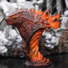 Godzilla half body bust resin figure