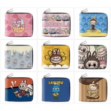 Labubu anime zipper wallet purse