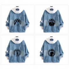 Heaven Official's Blessing fake two pieces denim j...