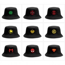 Super Hero Iron Spider Super Man Batman bucket hat...