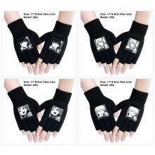 Kakegurui anime cotton half finger gloves a pair