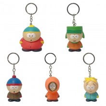 South Park figure doll key chains set(5pcs a set)