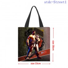 Street Fighter game shopping bag handbag