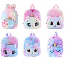 Unicorn anime plush backpack bags