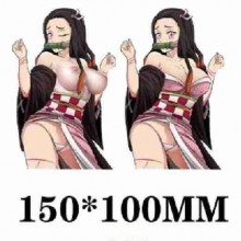 Demon Slayer 3D Flip Change Picture Lenticular Adhesive Gradient Sexy Stickers