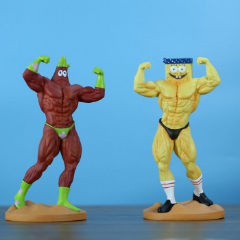 Muscle Spongebob anime figure