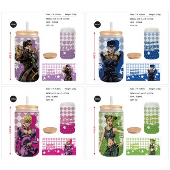 JoJo's Bizarre Adventure anime frosted glass cups 350ml/450ml