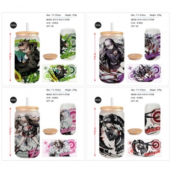 Dangan Ronpa anime frosted glass cups 350ml/450ml