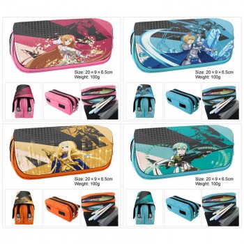 Sword Art Online anime pen bag pencil case