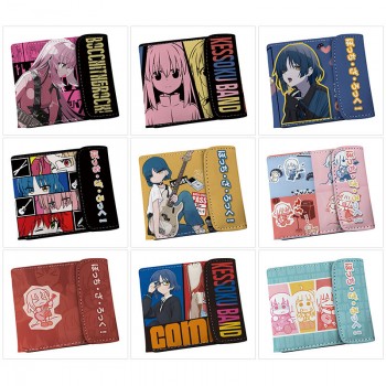 Bocchi The Rock anime snap wallet buckle purse