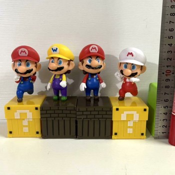 Super Mario anime figures set(4pcs a set)(OPP bag)