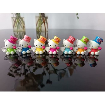 Hello Kitty anime figures set(7pcs a set)(OPP bag)