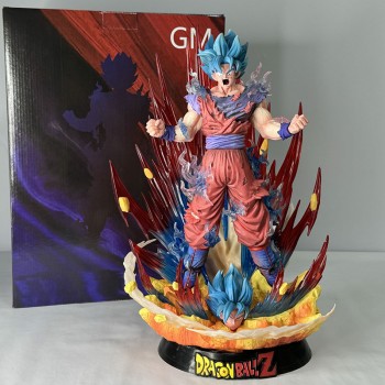 Dragon Ball Son Goku kaiouken anime figure 2 heads