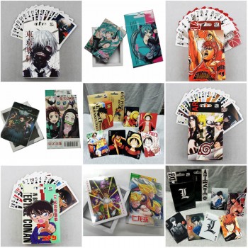 One Piece Naruto Totoro Dragon Ball playing cards pokers