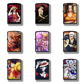 One Piece anime Two-sided Zippo Oil Lighter