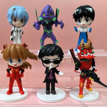 EVA anime figures set(6pcs a set)(OPP bag)