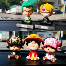 11CM One Piece Anime Shake Head Figure