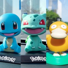 11CM Pokemon Squirtle Bulbasaur Psyduck Anime Shak...