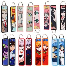 SPY x FAMILY Woven Label Anime Lanyard Key chain Tag