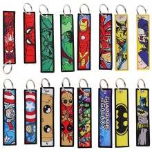 Super Hero Iron Spider Super Man Batman Woven Labe...