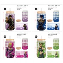 JoJo's Bizarre Adventure anime frosted glass cups 350ml/450ml