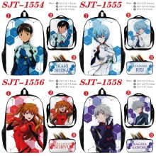 EVA anime nylon backpack bag shoulder pencil case