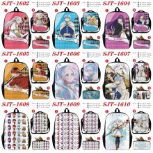 Frieren Beyond Journey's End anime nylon backpack ...