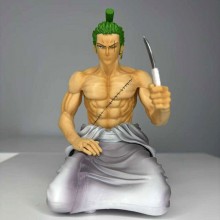 One Piece Roronoa Zoro kneeling anime figure