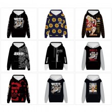 One Piece anime long sleeve thickened and cashmere hoodie sweater cloth