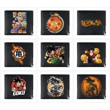 Dragon Ball anime black wallet